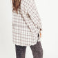🏆Women's Mineral Washed Button Down Plaid Shirt-6