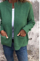 🎁2025 Early Christmas Sale🎄Women's Cozy Zipper Knitted Jacket-13