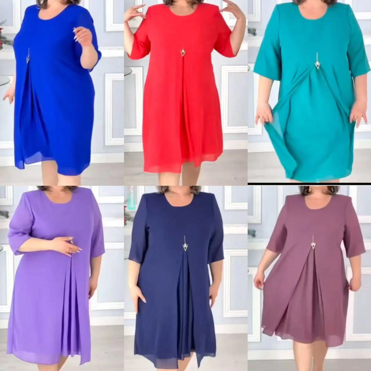 🪻LAST DAY SALE 49% OFF🪻 Elegant Loose Casual High-waisted Dress💃-6