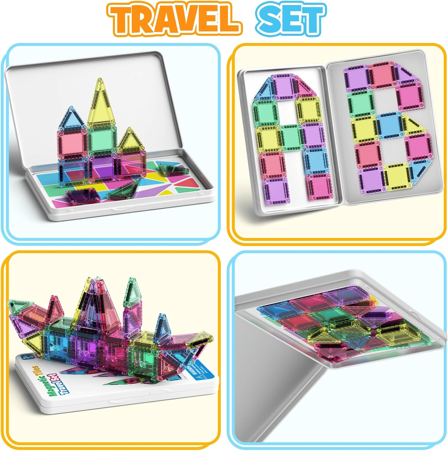 🎁🔥🧲 Children's Magnetic Building Blocks – STEM Educational Toys-8