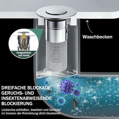 🚰Universelles Abflusssieb aus Edelstahl (2 KAUFEN, 1 GRATIS)🎁