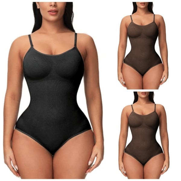 🔥🖤Black Friday Sale:49% OFF🔥Smoothing Seamless Full Bodysuit(Open crotch design)-2