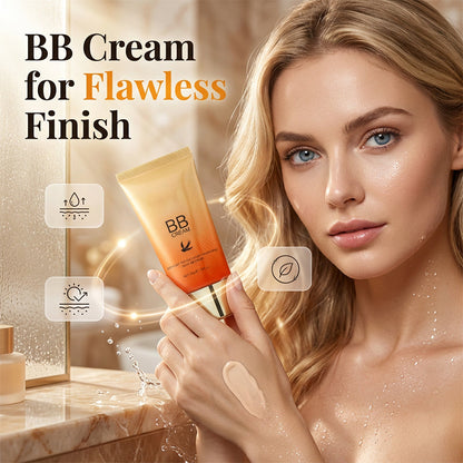 🧡⏳LETZTER TAG: nur 8,99 € & 50 % Rabatt!!🎉Feuchtigkeitsspendende BB-Creme mit Vogelnest-Peptiden – Makellose Deckkraft ohne Maskeneffekt!