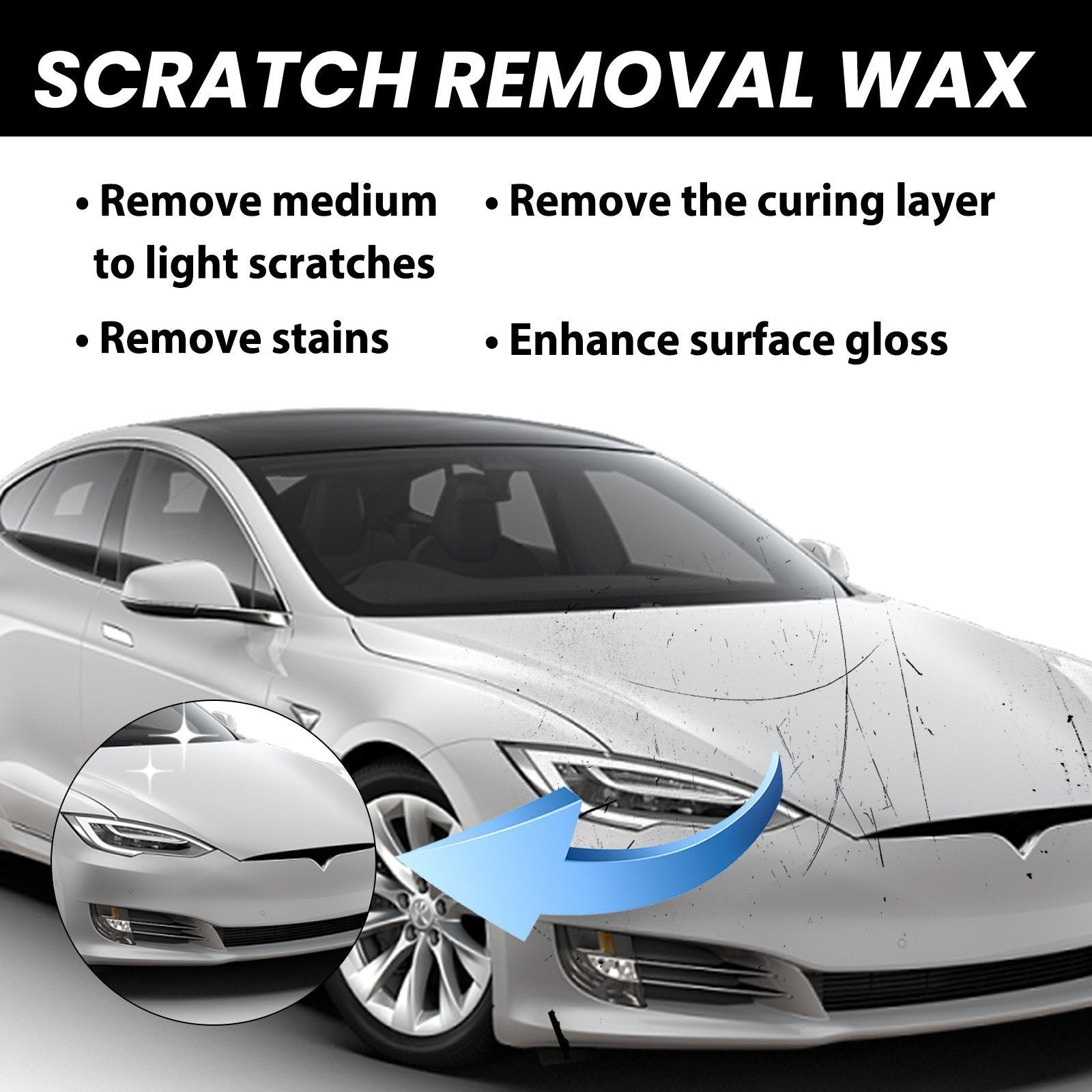 🔥Last Day 49% OFF🔥Car scratch repair wax🧨A must-have brand new car-5
