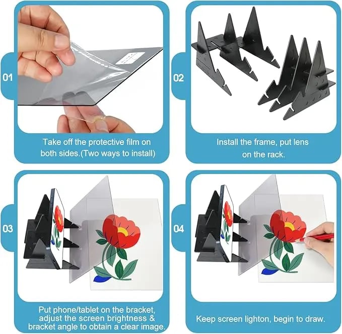 ⏳LAST WEEK SPECIAL PRICE: ￡6.99!!🎁Optical Tracing Drawing Board-3