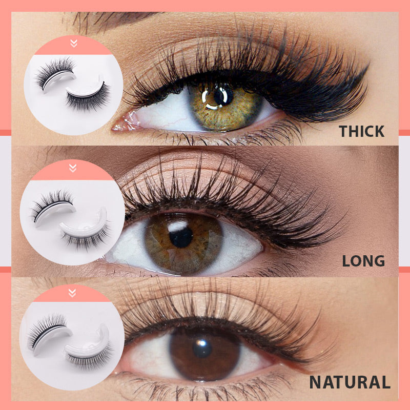 🔥 LAST DAY PROMOTION - BUY 1 GET 1 FREE ✨Reusable Self-Adhesive Eyelashes-13