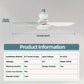 ⏳ LETZTER TAG – 49 % RABATT! 🔥SmartBreez™🇩🇪 40W LED-Deckenventilator mit Licht – 52 cm (20,5“), extrem leise, inkl. Fernbedienung 🎯E27-Fassung + KOSTENLOSER B22-Adapter 🔌Ideal für Schlafzimmer 😴, Küche 👩‍🍳 & Werkstatt 🛠️