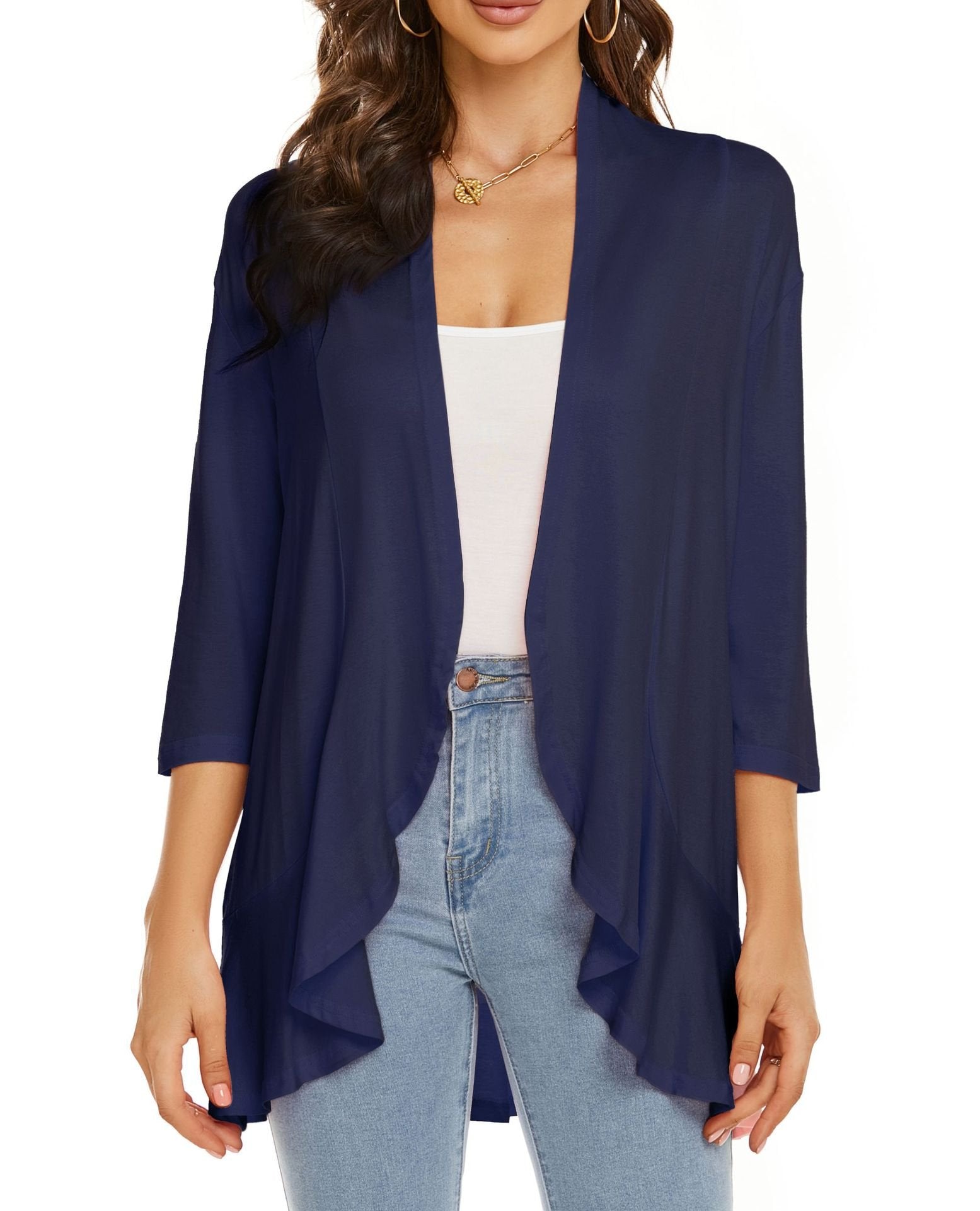 ⛱️LAST DAY HOT SALE 49% OFF - Women's Casual Lightweight Open Front Cardigans-16
