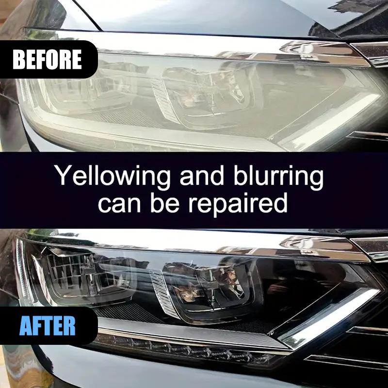 🚘Automotive Headlamp Restoration Fluid Kit✨ Restore Headlights in Minutes! No Tools Needed + UV Protection 🛠️🌟-3