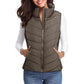 ✨️Cozy Without Bulk: Puffer Vest Women Sleeveless Zip Up Outerwear-12