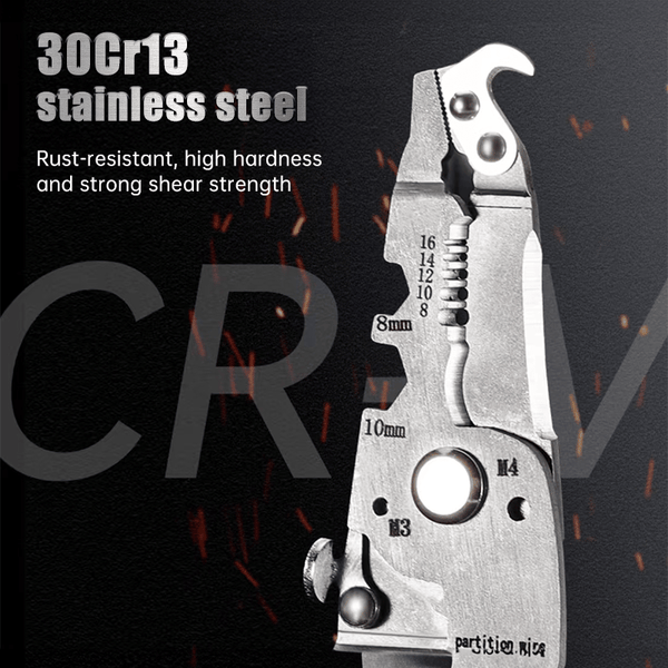 🔥NEW YEAR 2025 SALE 50% OFF✨️Multifunctional Wire Cutter and Stripping Tool-3