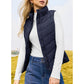 ✨️Cozy Without Bulk: Puffer Vest Women Sleeveless Zip Up Outerwear