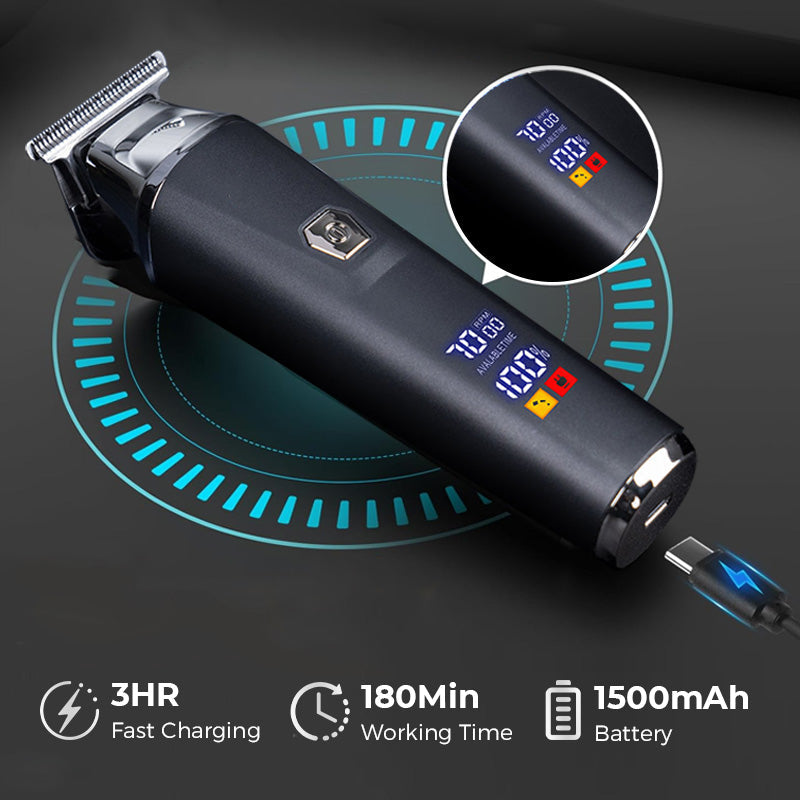🔥New Hot Selling🔥 Household Digital Display Professional Electric Hair Clipper-4