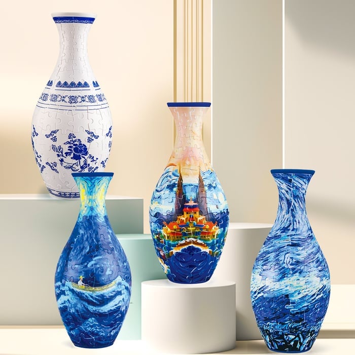 🔥HOT SALE 49% OFF - 💐🧩✨3D Art Puzzle Vase-6