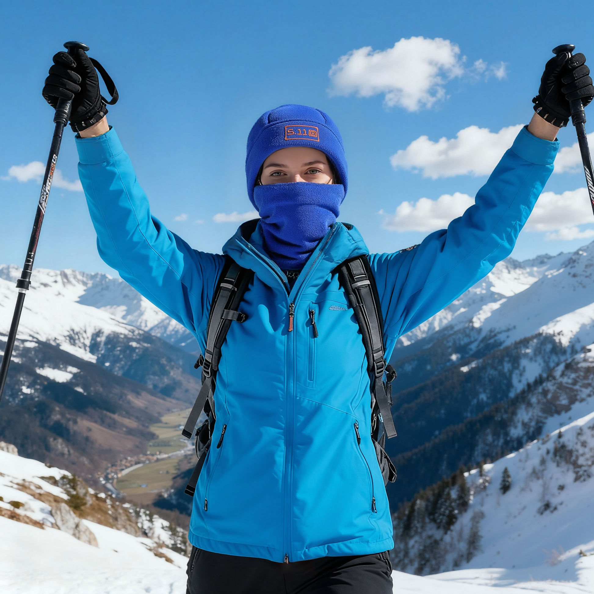 🔥Last Day-Buy 1 Get 1 Free!🎁50K+ SOLD! Almost Gone✨Windproof Polar Fleece Balaclava Hood Mask Hat-5