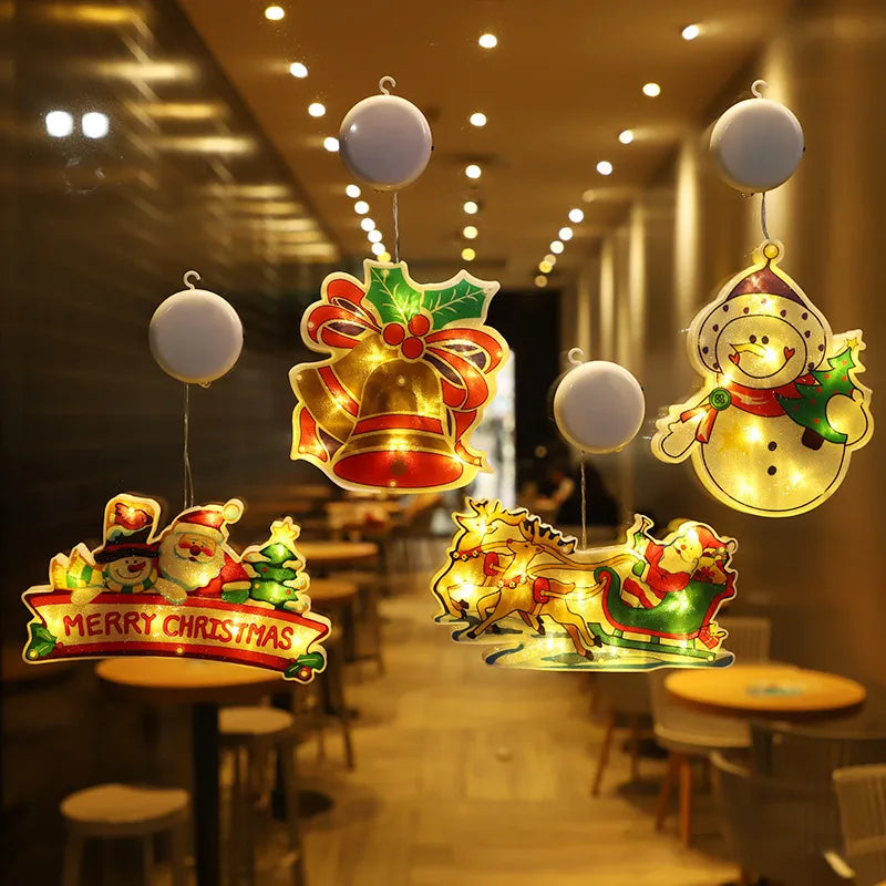 ⏳Time-limited Special Price ￡6.99!!🎄Christmas Window Hanging Lights🎁BUY 2 GET 1 FREE-2
