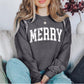 🔥Retro Merry Sweatshirt, Merry Christmas Sweatshirt