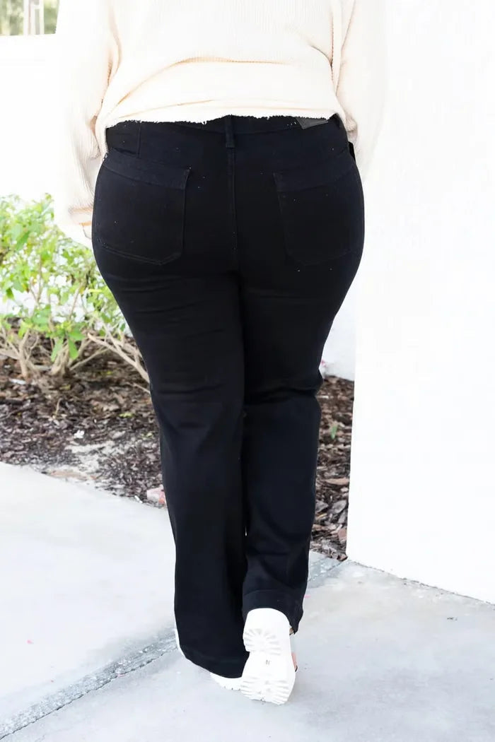 🔥Last Day Sale 49%🔥Speechless High Rise Straight Jeans-8