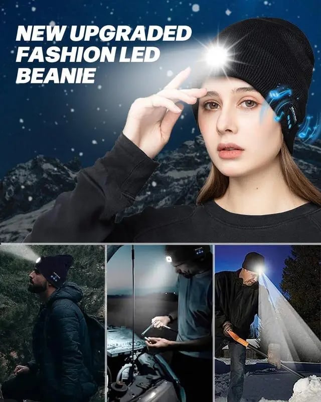 💥This Week's Special Sale🎁— Gift Bluetooth Beanie with LED Headlight and Removable Speakers❄️-5