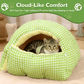 🔥Cat Beds for Indoor Cats,Cat Cave Bed Cat Tent with Removable Cushion, Warm Cave Nest Sleeping Bed Puppy House for Cats Small Dogs-2