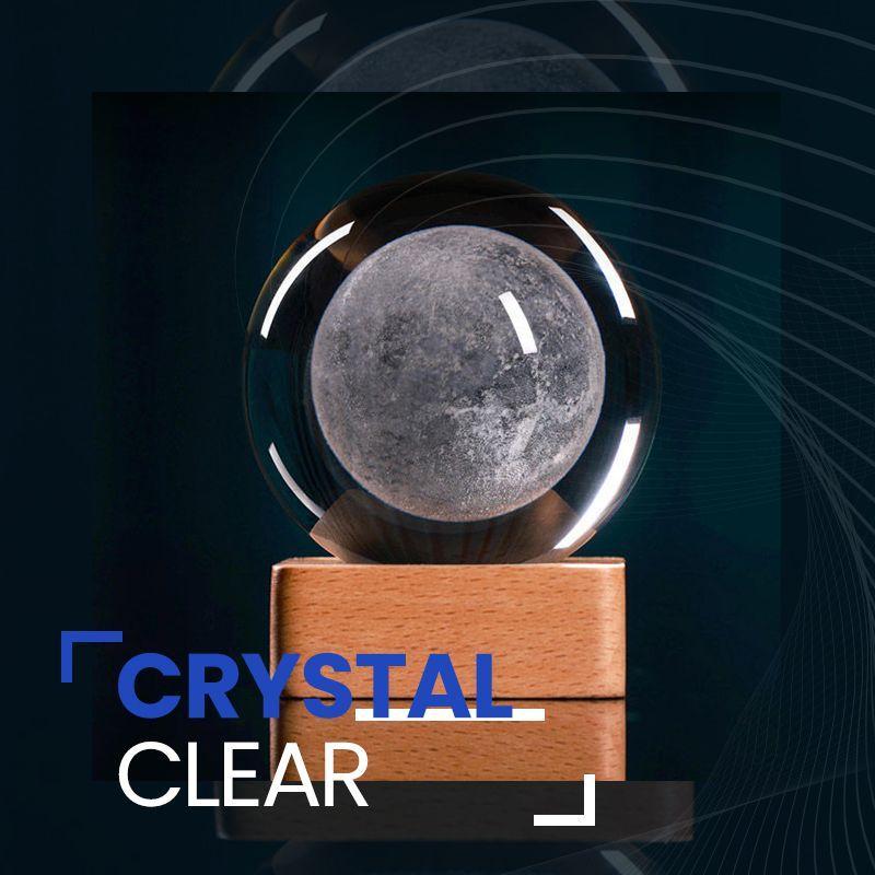 🔥🎲Your Christmas gift Get 49% Off Today🔥Luminous Planet Crystal Ball with Wooden Base-3