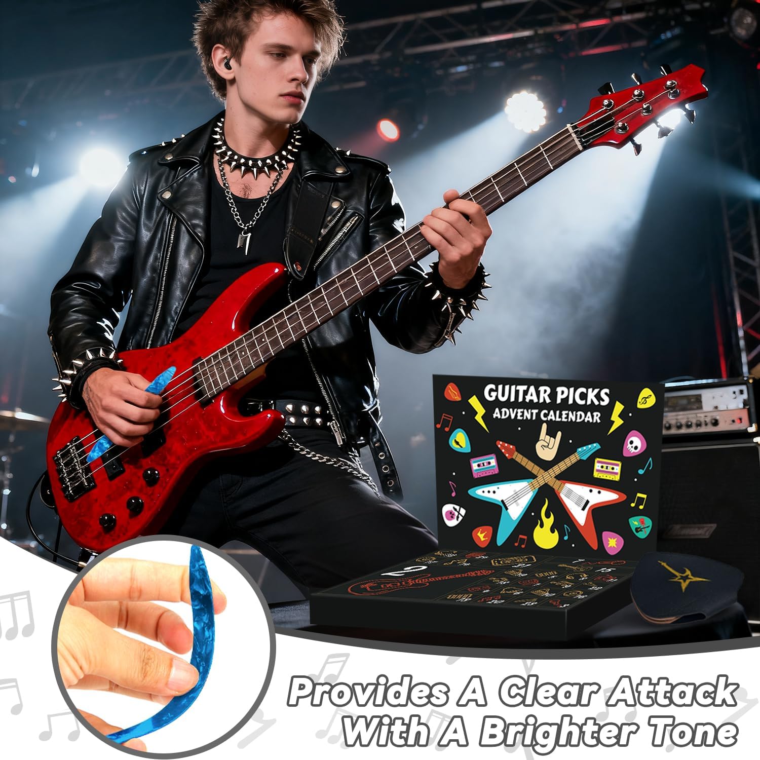 🔥49% OFF-🎸Guitar Picks Advent Calendar 2025🎁-5