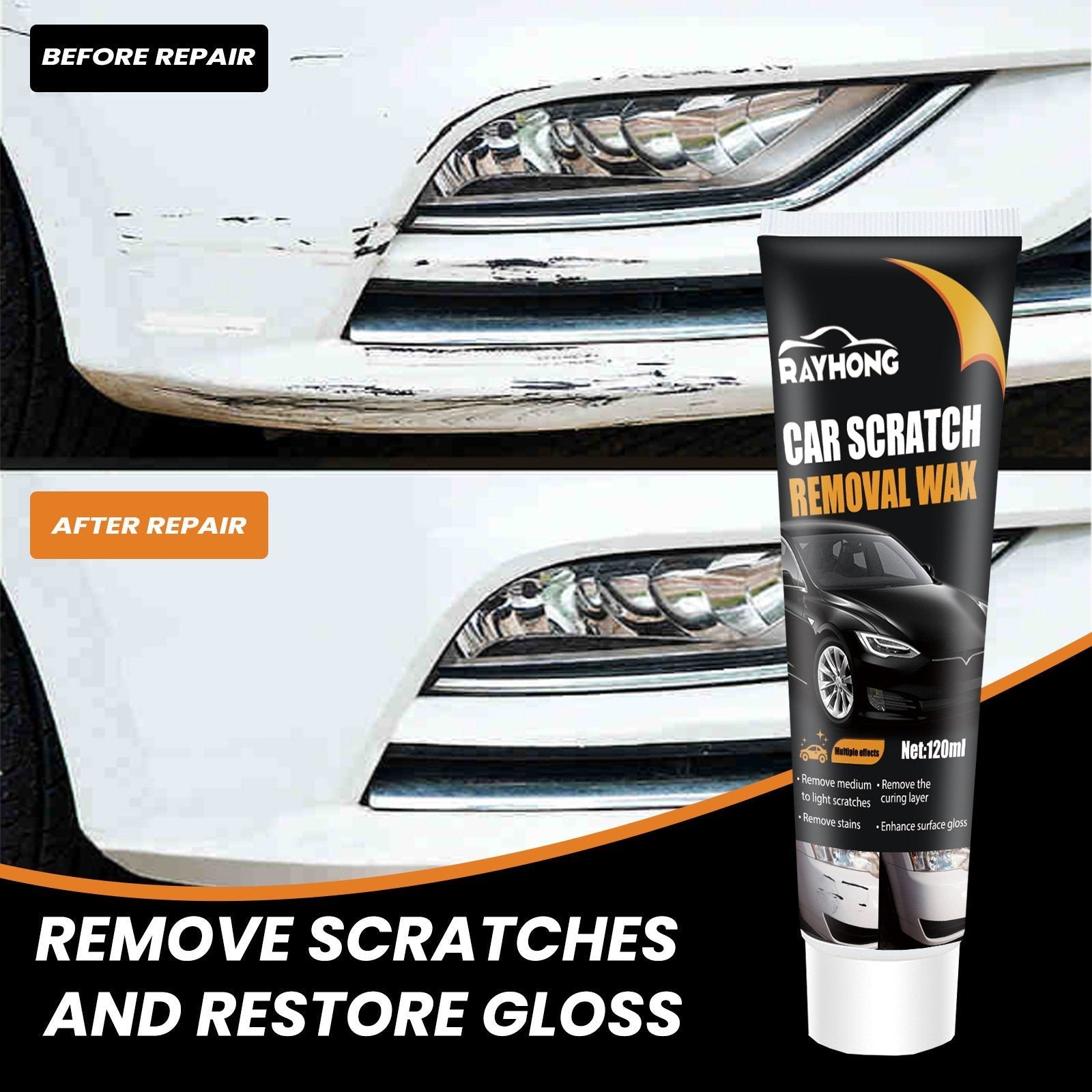 🔥Last Day 49% OFF🔥Car scratch repair wax🧨A must-have brand new car-4