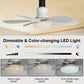 ⏳ LETZTER TAG – 49 % RABATT! 🔥SmartBreez™🇩🇪 40W LED-Deckenventilator mit Licht – 52 cm (20,5“), extrem leise, inkl. Fernbedienung 🎯E27-Fassung + KOSTENLOSER B22-Adapter 🔌Ideal für Schlafzimmer 😴, Küche 👩‍🍳 & Werkstatt 🛠️