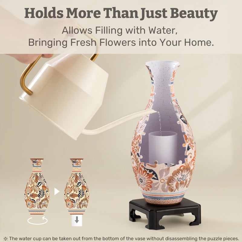 🔥HOT SALE 49% OFF - 💐🧩✨3D Art Puzzle Vase-4
