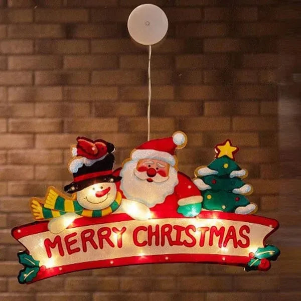 ⏳Time-limited Special Price ￡6.99!!🎄Christmas Window Hanging Lights🎁BUY 2 GET 1 FREE-5