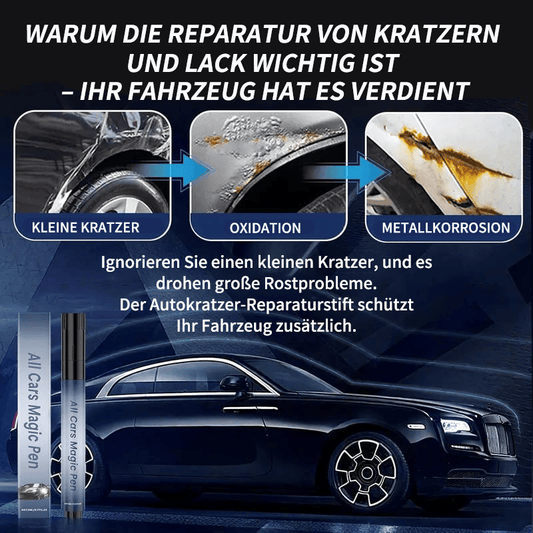 🚗Magischer Autokratzer-Entfernungsstift – Sofortige Lackreparatur und Glanz 🛠️