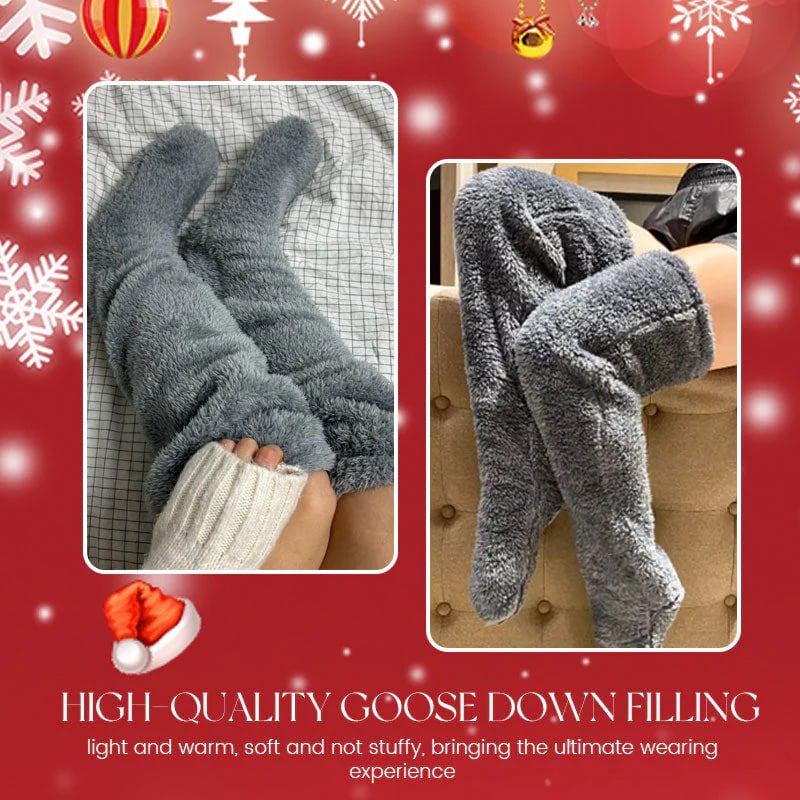 🎁Christmas Sale 50% OFF!!💥goose down knee socks!🧦⛄-8