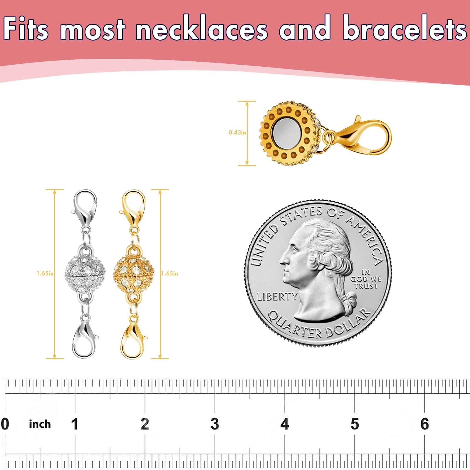 🖤✨️Black Friday Sale:49% OFF🔥Magnetic Necklace Clasps and Closures-1