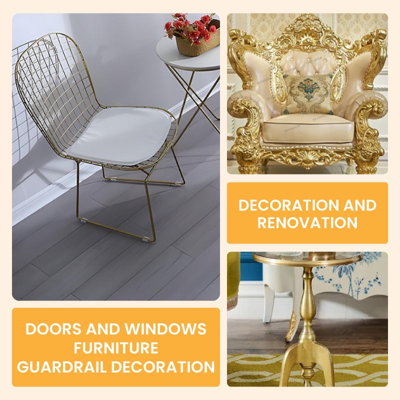 🔥Last Day Promotion 48% OFF - Water Based Gold Leaf Paint For Art, Painting, Handcrafts-6