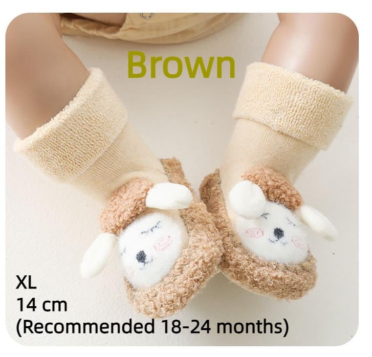 🎁Limited Sale 50% OFF💖Baby Cartoon Plush Cotton Toddler Shoes-23