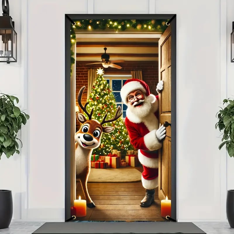 🎅Hot Promotion 49% Off🎁Christmas Front Door Decoration-4