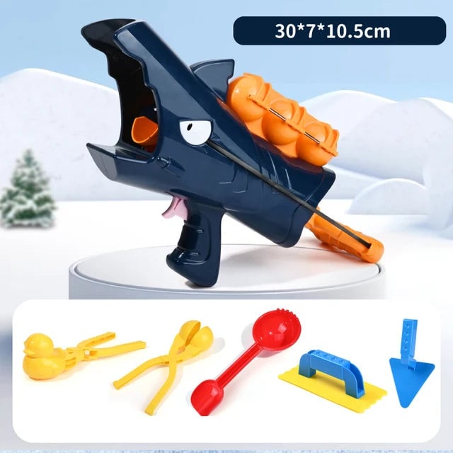 🔥Last Day Sale 49% OFF🎁2025 Shark Snowball Launcher-15