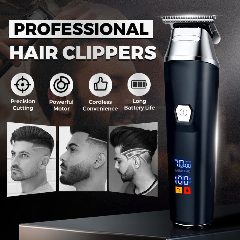 🔥New Hot Selling🔥 Household Digital Display Professional Electric Hair Clipper
