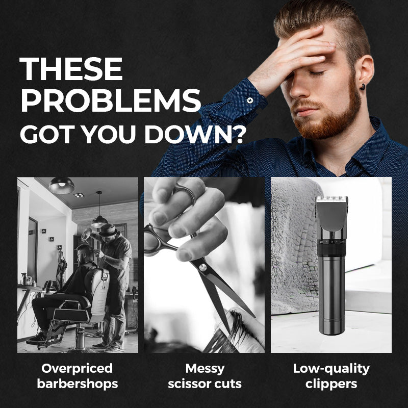 🔥New Hot Selling🔥 Household Digital Display Professional Electric Hair Clipper-1