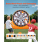 🎁LETZTER TAG DES AUSVERKAUFS 50 % RABATT🎁Aufblasbare Fußball-Dartscheibe, riesige Fußball-Dartscheibe, kommt mit 2 Fußbällen und Luftpumpe, lässt sich in 3 Minuten installieren, ideal für große Gartenspiele.
