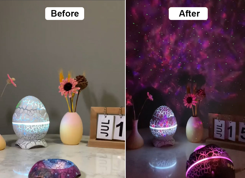 🔥🖤Black Friday Sale:49% OFF🔥DinoEgg Northern Lights Projector-6
