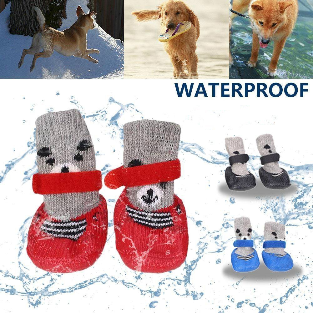 💥Limited Buy 1 Get 1 Free🔥Pets Waterproof Shoes-5