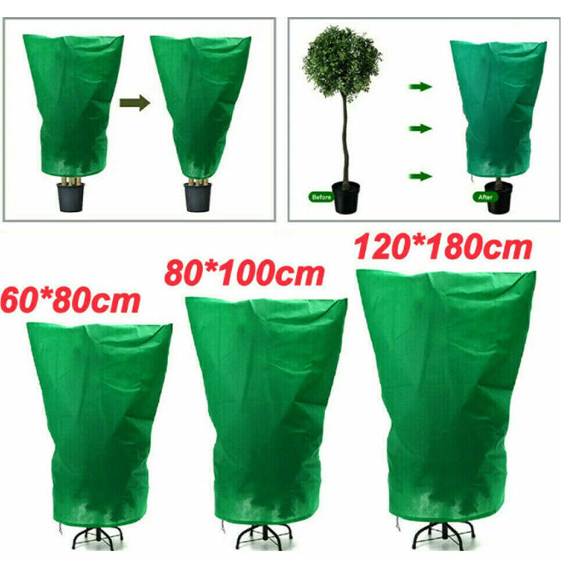🎅Early Xmas Sales - 50% OFF🎄Plant Thickened Drawstring Bag Freeze Protection Covers-4