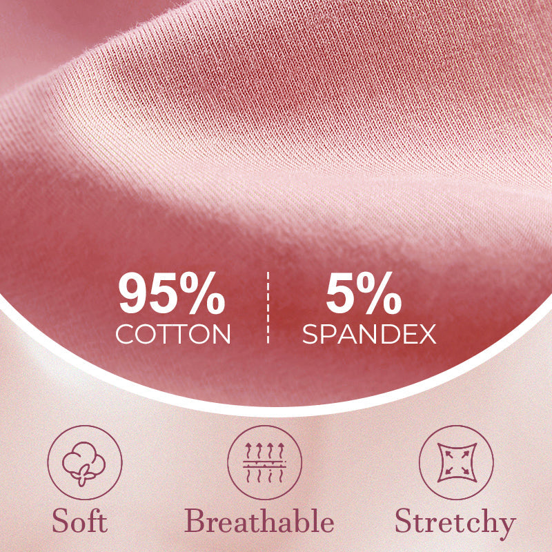 🌸Limited Buy 2 Get 1 Free✨️Plus Size High Waist Leak Proof Cotton Panties-4