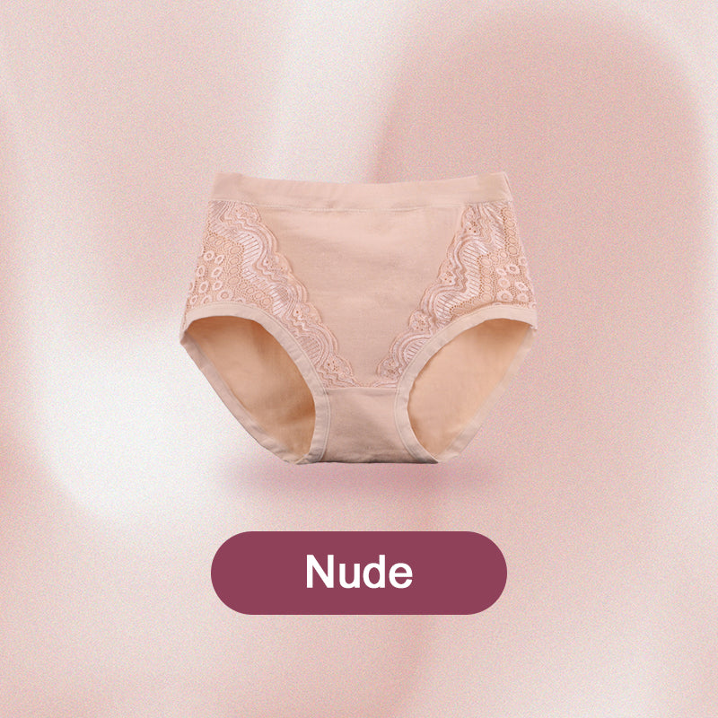 🌸Limited Buy 2 Get 1 Free✨️Plus Size High Waist Leak Proof Cotton Panties-11