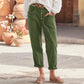 Linen Simple Button Fly Trousers【BUY 2 GET FREE SHIPPING】-7