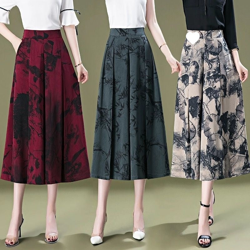 Women’s  Elegant Chiffon Wide Leg Culottes（50% OFF）-2