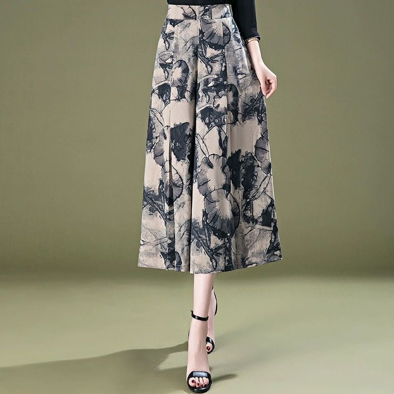 Women’s  Elegant Chiffon Wide Leg Culottes（50% OFF）-4