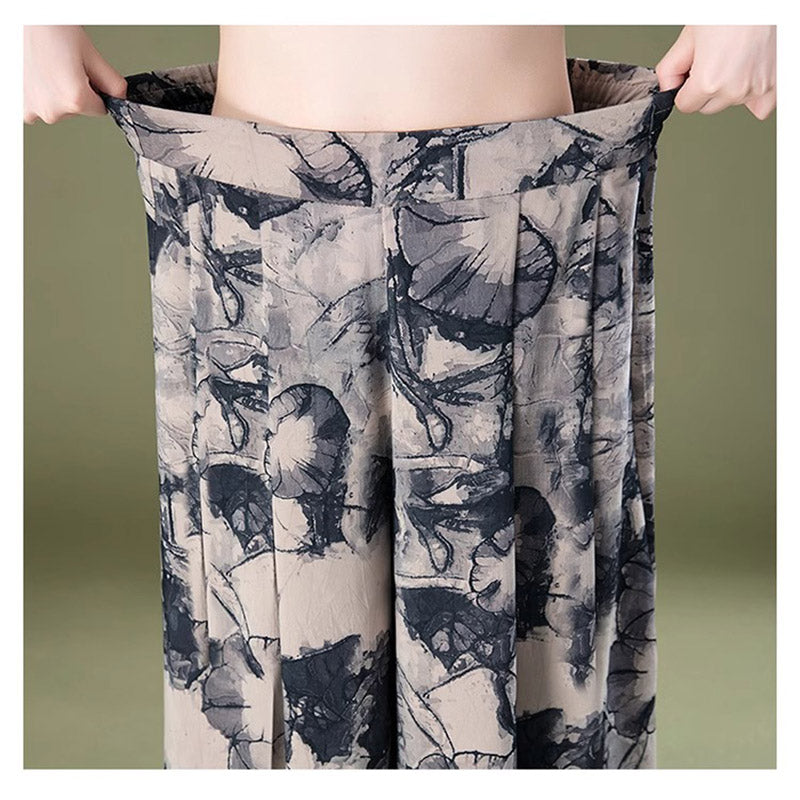 Women’s  Elegant Chiffon Wide Leg Culottes（50% OFF）-5