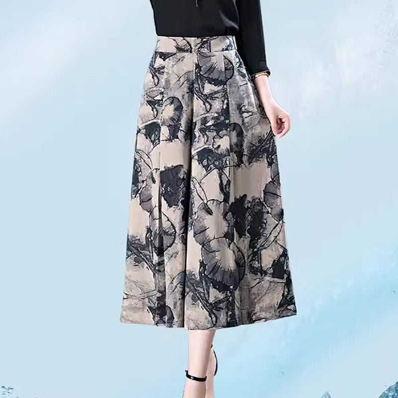 Women’s  Elegant Chiffon Wide Leg Culottes（50% OFF）-9